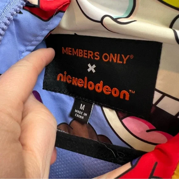 RARE MEMBERS ONLY X RUGRATS Hooded Windbreaker, M - Picture 15 of 16